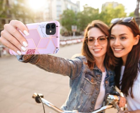ETUI MARMURKOWE RÓŻOWE IPHONE 11 6.1' ETUI MARMURKOWE RÓŻOWE IPHONE 11 6.1'