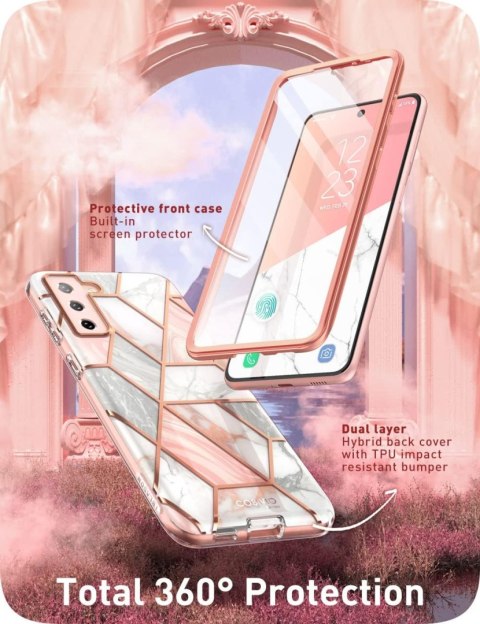 ETUI RÓŻOWE MARMURKOWE SAMSUNG GALAXY S22+ ETUI RÓŻOWE MARMURKOWE SAMSUNG GALAXY S22+