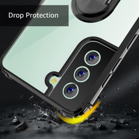 ETUI SAMSUNG GALAXY S21 FE 5G Z MAGNESEM I PODPÓRKĄ CZARNA RAMKA ETUI SAMSUNG GALAXY S21 FE 5G Z MAGNESEM I PODPÓRKĄ CZARNA RAMKA