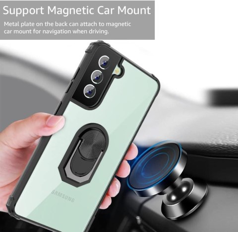 ETUI SAMSUNG GALAXY S21 FE 5G Z MAGNESEM I PODPÓRKĄ CZARNA RAMKA ETUI SAMSUNG GALAXY S21 FE 5G Z MAGNESEM I PODPÓRKĄ CZARNA RAMKA