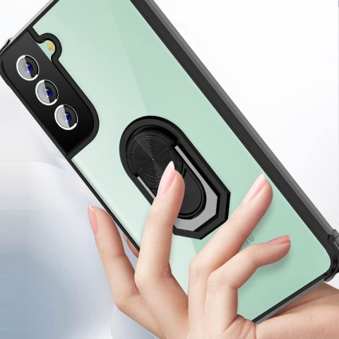 ETUI SAMSUNG GALAXY S21 FE 5G Z MAGNESEM I PODPÓRKĄ CZARNA RAMKA ETUI SAMSUNG GALAXY S21 FE 5G Z MAGNESEM I PODPÓRKĄ CZARNA RAMKA
