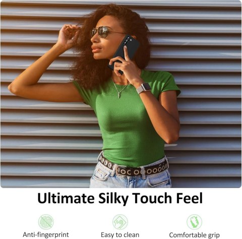 ETUI SILIKONOWE CZARNE MATOWE SAMSUNG GALAXY S21 FE 5G WYTRZYMAŁE SM-G990B ETUI SILIKONOWE CZARNE MATOWE SAMSUNG GALAXY S21 FE 5G WYTRZYMAŁE SM-G990B