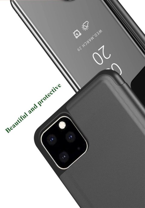ETUI Z KLAPKĄ PRZESZKLONE APPLE IPHONE 13 6.1" NIEBIESKIE MAGNETYCZNE ETUI Z KLAPKĄ PRZESZKLONE APPLE IPHONE 13 6.1" NIEBIESKIE MAGNETYCZNE