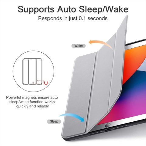 ETUI ZAMYKANE SZARE IPAD 8/7 10.2' ETUI ZAMYKANE SZARE IPAD 8/7 10.2'