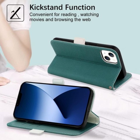 SKÓRZANE ETUI ZAMYKANE iPHONE 14 Z KLAPKĄ CASE SKÓRZANE ETUI ZAMYKANE iPHONE 14 Z KLAPKĄ CASE