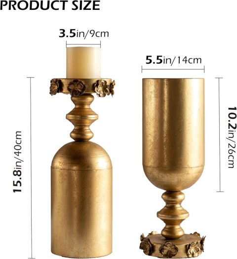 ŚWIECZNIK WAZON NA KWIATY DEKORACJA ŚLUBNA 40cm ŚWIECZNIK WAZON NA KWIATY DEKORACJA ŚLUBNA 40cm