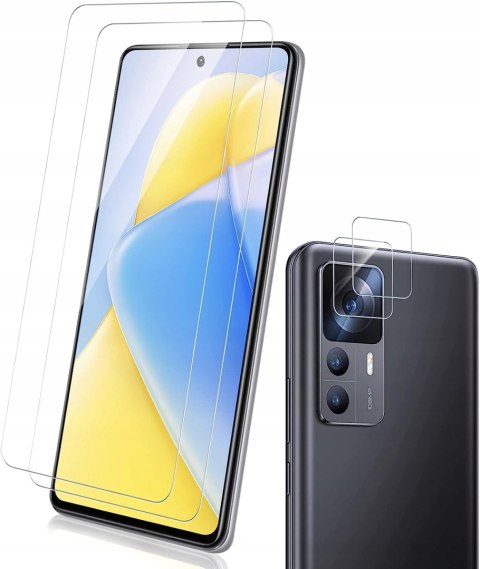 2xSZKŁO HARTOWANE XIAOMI 12T/12T PRO SZKŁO APARAT 2xSZKŁO HARTOWANE XIAOMI 12T/12T PRO SZKŁO APARAT