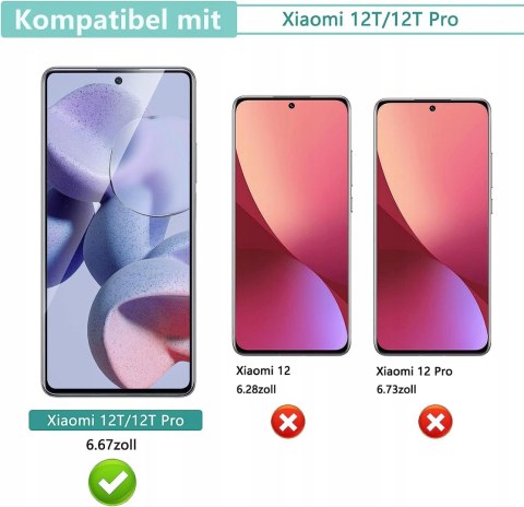 2xSZKŁO HARTOWANE XIAOMI 12T/12T PRO SZKŁO APARAT 2xSZKŁO HARTOWANE XIAOMI 12T/12T PRO SZKŁO APARAT