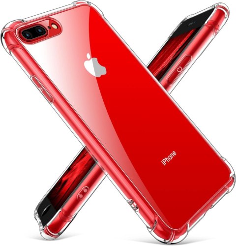 ETUI BEZBARWNE OCHRONNE APPLE IPHONE 7 Plus 8 Plus 5.5" WZMOCNIONE ROGI ETUI BEZBARWNE OCHRONNE APPLE IPHONE 7 Plus 8 Plus 5.5" WZMOCNIONE ROGI