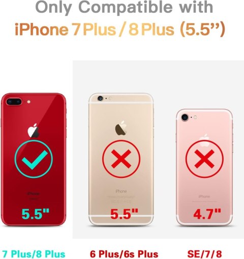 ETUI BEZBARWNE OCHRONNE APPLE IPHONE 7 Plus 8 Plus 5.5" WZMOCNIONE ROGI ETUI BEZBARWNE OCHRONNE APPLE IPHONE 7 Plus 8 Plus 5.5" WZMOCNIONE ROGI