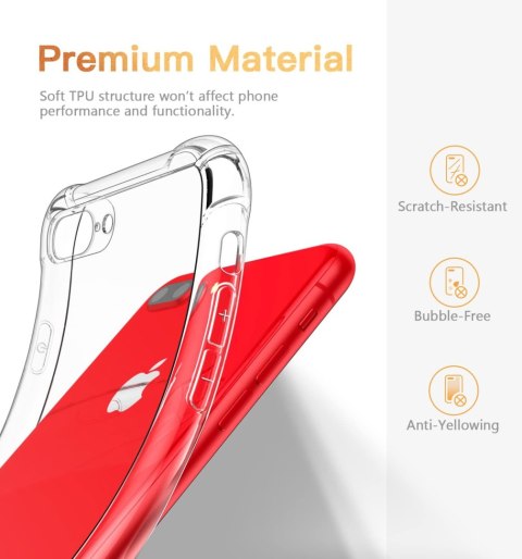 ETUI BEZBARWNE OCHRONNE APPLE IPHONE 7 Plus 8 Plus 5.5" WZMOCNIONE ROGI ETUI BEZBARWNE OCHRONNE APPLE IPHONE 7 Plus 8 Plus 5.5" WZMOCNIONE ROGI
