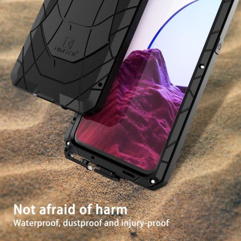 ETUI BUMPER CZARNY ONEPLUS NORD N20 5G METALOWY WZMOCNIONY ‎CPH2459