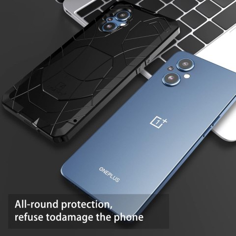 ETUI BUMPER CZARNY ONEPLUS NORD N20 5G METALOWY WZMOCNIONY ‎CPH2459