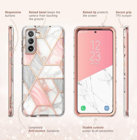 ETUI BUMPER SAMSUNG GALAXY S21 5G RÓŻOWE ROSE GOLD MARMUREK SM-G991B ETUI BUMPER SAMSUNG GALAXY S21 5G RÓŻOWE ROSE GOLD MARMUREK SM-G991B