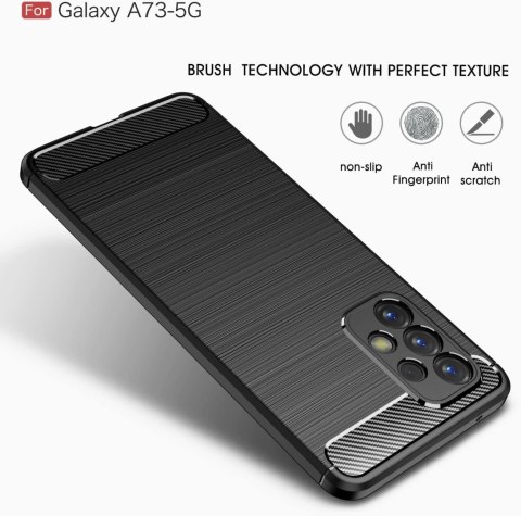 ETUI CZARNE SAMSUNG GALAXY A73 5G ETUI CZARNE SAMSUNG GALAXY A73 5G