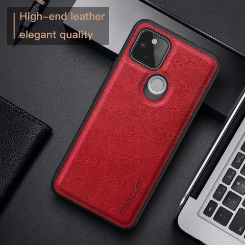 ETUI CZERWONE GOOGLE PIXEL 5A 5G