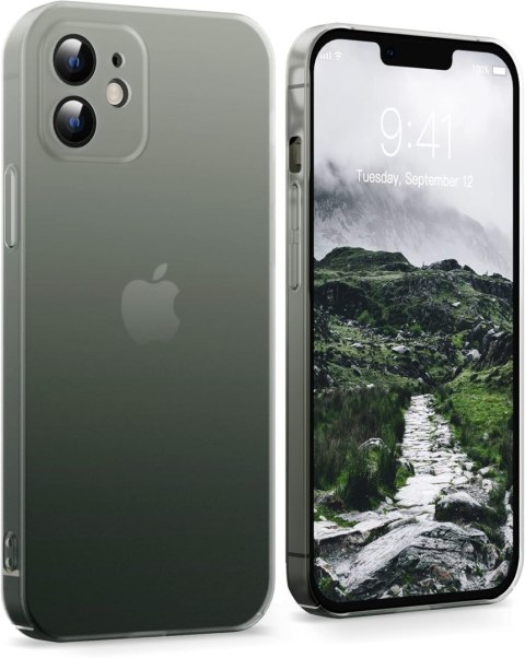 ETUI MATOWE APPLE IPHONE 14 PRO 6.1" BIAŁO ZIELONE OMBRE + ZAWIESZKA ETUI MATOWE APPLE IPHONE 14 PRO 6.1" BIAŁO ZIELONE OMBRE + ZAWIESZKA
