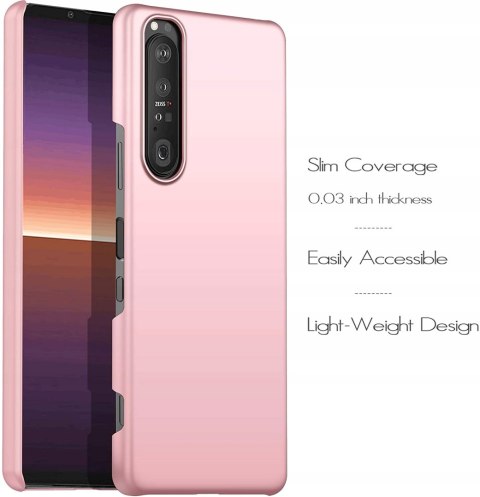ETUI MATOWE RÓŻOWE SONY XPERIA 1 III