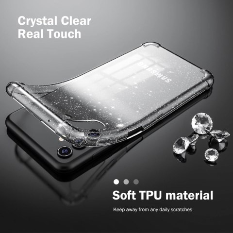 ETUI TRANSPARENTNE SILIKONOWE SAMSUNG GALAXY A13 5G +2x SZKŁO HARTOWANE ETUI TRANSPARENTNE SILIKONOWE SAMSUNG GALAXY A13 5G +2x SZKŁO HARTOWANE