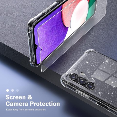 ETUI TRANSPARENTNE SILIKONOWE SAMSUNG GALAXY A13 5G +2x SZKŁO HARTOWANE ETUI TRANSPARENTNE SILIKONOWE SAMSUNG GALAXY A13 5G +2x SZKŁO HARTOWANE