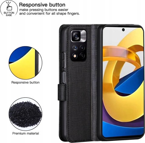 ETUI ZAMYKANE CZARNE POCO M4 PRO Z KLAPKĄ ETUI ZAMYKANE CZARNE POCO M4 PRO Z KLAPKĄ