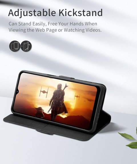 ETUI ZAMYKANE CZARNE SAMSUNG GALAXY A12 ETUI ZAMYKANE CZARNE SAMSUNG GALAXY A12