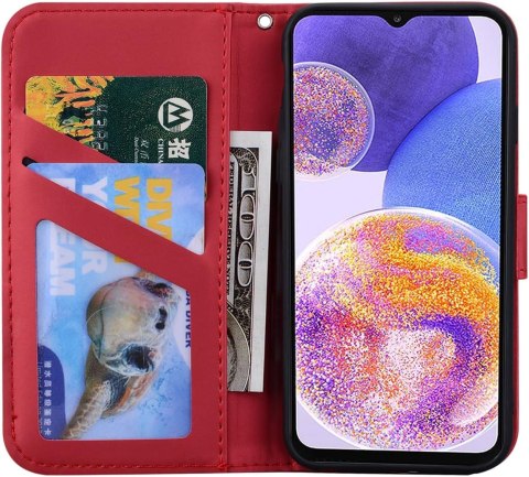 ETUI ZAMYKANE CZERWONE SAMSUNG GALAXY A73 5G ETUI ZAMYKANE CZERWONE SAMSUNG GALAXY A73 5G
