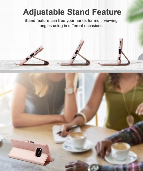 ETUI ZAMYKANE RÓŻOWE POCO X3 PRO ETUI ZAMYKANE RÓŻOWE POCO X3 PRO
