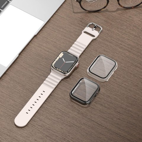 2X ETUI DO ZEGARKA APPLE WATCH 8/7 45MM CZARNE PRZEZROCZYSTE 2X ETUI DO ZEGARKA APPLE WATCH 8/7 45MM CZARNE PRZEZROCZYSTE
