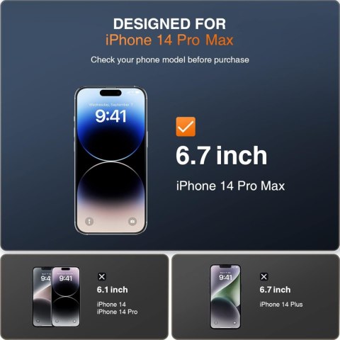 2x SZKŁO HARTOWANE APPLE IPHONE 14 PRO MAX 6.7' +2x SOLIDNA OSŁONA APARATU 2x SZKŁO HARTOWANE APPLE IPHONE 14 PRO MAX 6.7' +2x SOLIDNA OSŁONA APARATU
