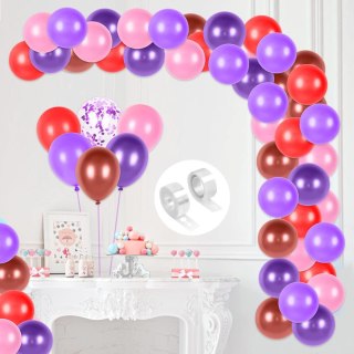 DEKORACJE BALONY NA PRZYJĘCIE 6 KOLORY 60 SZTUK