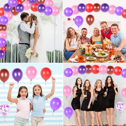 DEKORACJE BALONY NA PRZYJĘCIE 6 KOLORY 60 SZTUK DEKORACJE BALONY NA PRZYJĘCIE 6 KOLORY 60 SZTUK