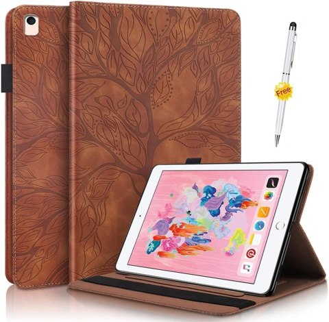 ETUI APPLE IPAD 10.2" SKÓRZANY BRĄZOWY OCHRONNY Z KLAPKĄ +RYSIK ETUI APPLE IPAD 10.2" SKÓRZANY BRĄZOWY OCHRONNY Z KLAPKĄ +RYSIK