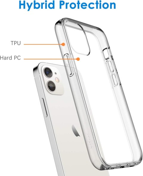 ETUI APPLE IPHONE 12/12 PRO 6.1" CASE SILIKONOWY PRZEZROCZYSTY BASIC ETUI APPLE IPHONE 12/12 PRO 6.1" CASE SILIKONOWY PRZEZROCZYSTY BASIC