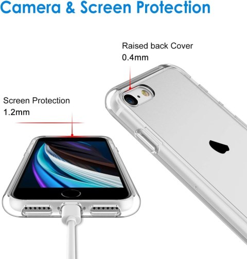 ETUI APPLE IPHONE 7/8/SE 2020 4.7" CASE SILIKONOWY BEZBARWNY CASUAL ETUI APPLE IPHONE 7/8/SE 2020 4.7" CASE SILIKONOWY BEZBARWNY CASUAL
