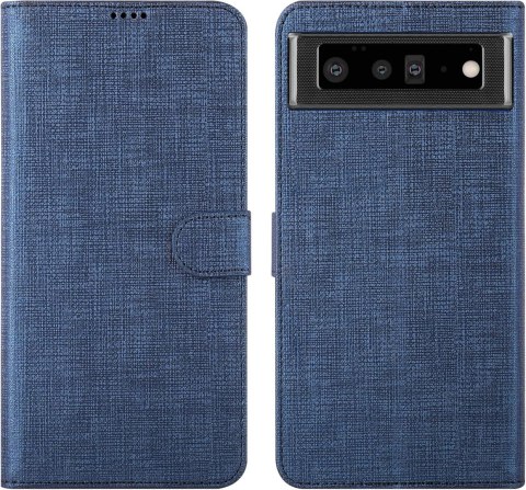 ETUI GOOGLE PIXEL 6 PRO ZAMYKANE Z KLAPKĄ NIEBIESKIE WYTRZYMAŁE ETUI GOOGLE PIXEL 6 PRO ZAMYKANE Z KLAPKĄ NIEBIESKIE WYTRZYMAŁE