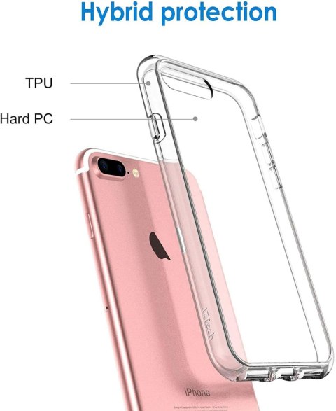 ETUI POKROWIEC DO APPLE IPHONE 8 PLUS/ 7 PLUS BEZBARWNE SILIKONOWE PLECKI ETUI POKROWIEC DO APPLE IPHONE 8 PLUS/ 7 PLUS BEZBARWNE SILIKONOWE PLECKI