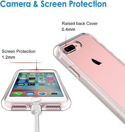 ETUI POKROWIEC DO APPLE IPHONE 8 PLUS/ 7 PLUS BEZBARWNE SILIKONOWE PLECKI ETUI POKROWIEC DO APPLE IPHONE 8 PLUS/ 7 PLUS BEZBARWNE SILIKONOWE PLECKI