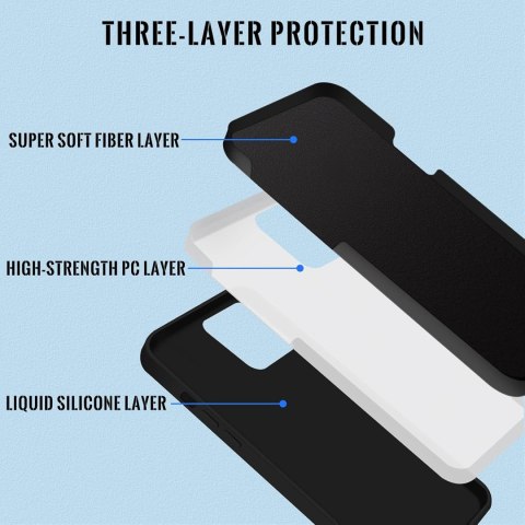 ETUI SILIKONOWE APPLE IPHONE 13 PRO MAX 6.7" CASE CZARNY MATOWY LEKKI ETUI SILIKONOWE APPLE IPHONE 13 PRO MAX 6.7" CASE CZARNY MATOWY LEKKI