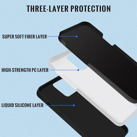 ETUI SILIKONOWE CZARNE APPLE IPHONE 13 PRO 6.1' ETUI SILIKONOWE CZARNE APPLE IPHONE 13 PRO 6.1'