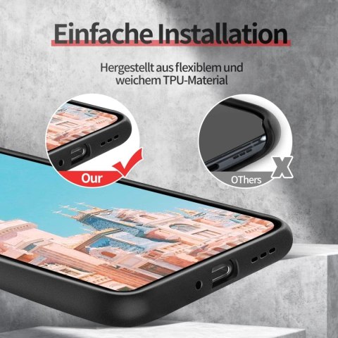 ETUI SILIKONOWE CZARNE OPPO FIND X5 PRO
