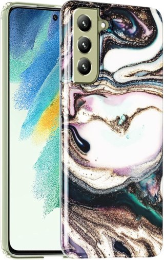 ETUI SILIKONOWE SAMSUNG GALAXY S21 FE 5G KOLOROWE MARMURKOWE SM-G990B