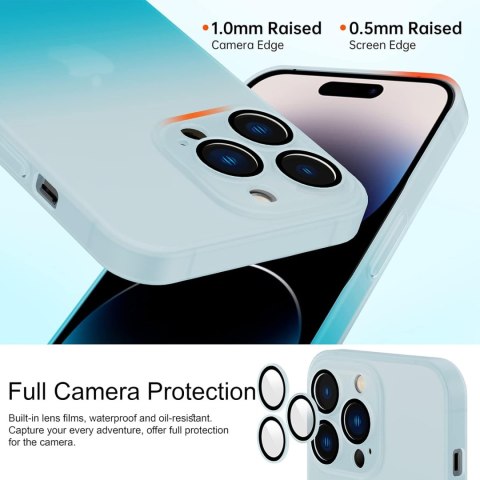 ETUI TWARDE APPLE IPHONE 13 PRO BIAŁO-NIEBIESKIE OMBRE A2483 ETUI TWARDE APPLE IPHONE 13 PRO BIAŁO-NIEBIESKIE OMBRE A2483