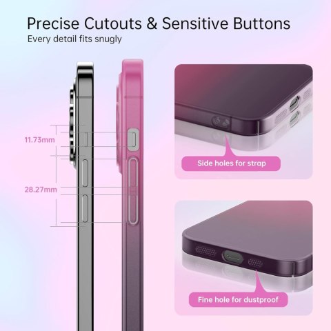 ETUI TWARDE APPLE IPHONE 14 PRO RÓŻOWO-SZARE OMBRE +ZAWIESZKA ETUI TWARDE APPLE IPHONE 14 PRO RÓŻOWO-SZARE OMBRE +ZAWIESZKA