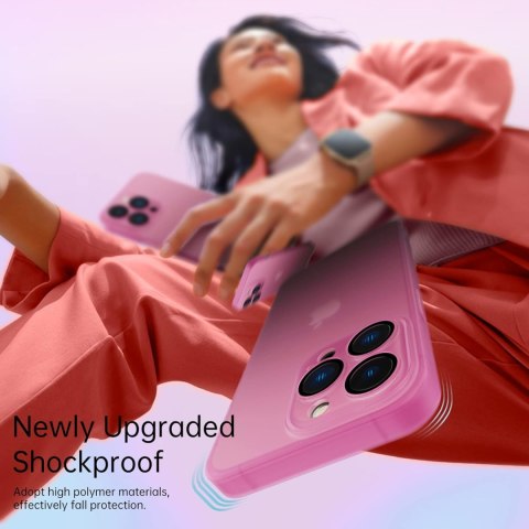 ETUI TWARDE APPLE IPHONE 14 PRO RÓŻOWO-SZARE OMBRE +ZAWIESZKA ETUI TWARDE APPLE IPHONE 14 PRO RÓŻOWO-SZARE OMBRE +ZAWIESZKA