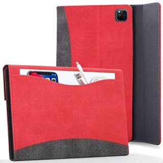 ETUI Z KLAPKĄ ZAMYKANE TABLET APPLE IPAD PRO 12.9" 2021 CASE CZERWONY