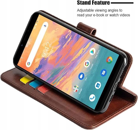 ETUI ZAMYKANE BRĄZOWE BLACKVIEW A90 ETUI ZAMYKANE BRĄZOWE BLACKVIEW A90