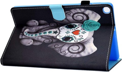 ETUI ZAMYKANE DO SAMSUNG GALAXY TAB A7 10.4" TWARDY CASE Z KLAPKĄ SŁOŃ