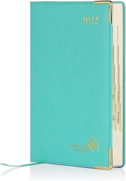 KALENDARZ NOTES PLANER NOTATNIK SKÓRA TURKUS B6 KALENDARZ NOTES PLANER NOTATNIK SKÓRA TURKUS B6