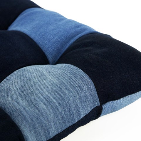 PODUSZKA NA KRZESŁO JEANS RECYKLING 40x40cm PODUSZKA NA KRZESŁO JEANS RECYKLING 40x40cm